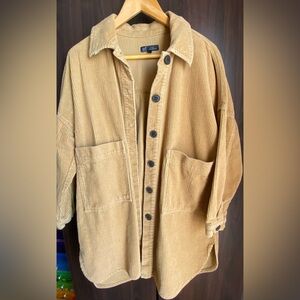 ZARA Tan Corduroy Jacket